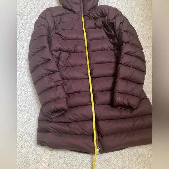 Arc’teryx Women’s Seyla Mid Insulated Coat | S | 750 grey goose down |chocolate - Picture 5 of 16